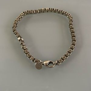 Tiffany & Co. sterling silver Venetian (box) chain bracelet